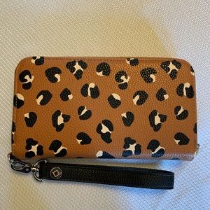 Thirty-One All About the Benjamins Leopard Wallet